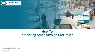 Contract Controller video