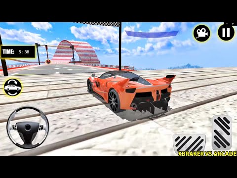 Extreme City GT Car Stunts - Red Ferrari Driving Simulator - Levels 20 to 24 Completed Android Games
