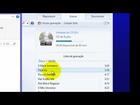 GRAVAR UM CD NO WINDOWS MEDIA PLAYER