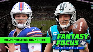 Fantasy Draft strategies, QBs and RBs 🏈 | Fantasy Focus Live!