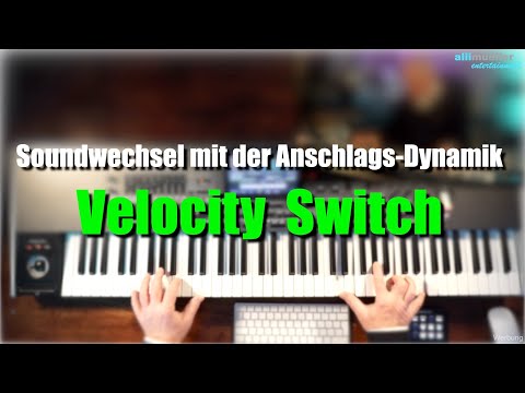 Pa1000/4X - Sound-Wechsel durch die Anschlags-Dynamik # 723