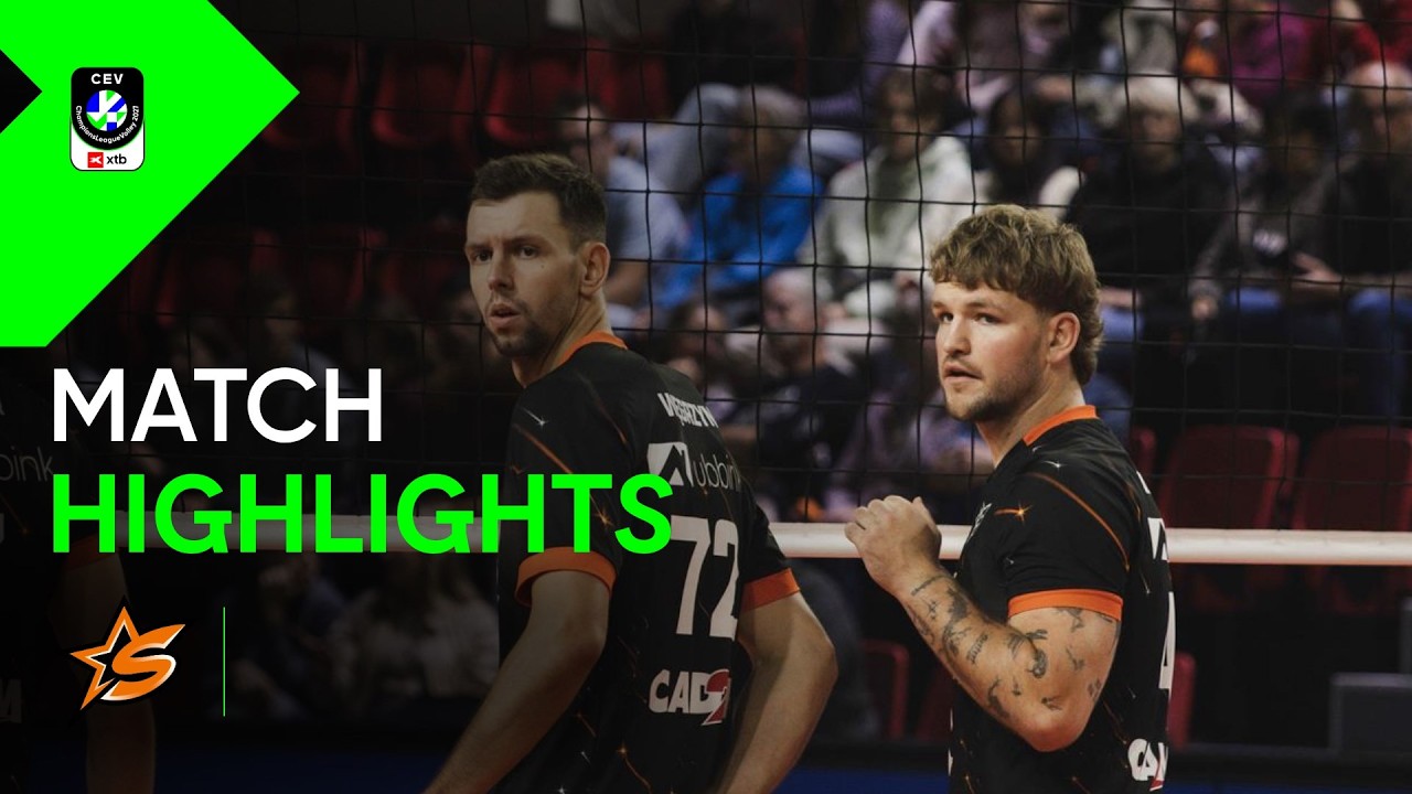 Highlights | Orion Stars DOETINCHEM vs  UGD Stip STIP | CEV XTB Champions League Volleyball 2027 Men