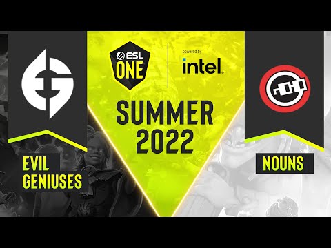 Dota2 - Evil Geniuses vs. Nouns - Game 2 - DPC NA Tour 3 - ESL One Summer 2022