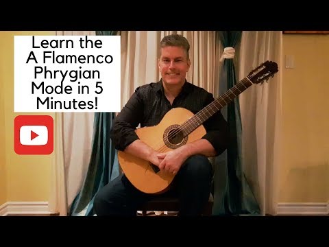 Learn the Flamenco Phrygian Mode in A in 5 minutes!