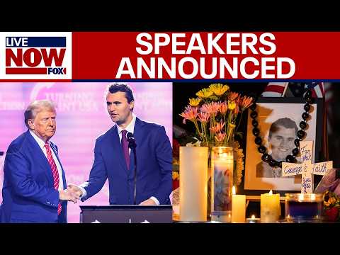 Video | Charlie Kirk memorial service speaker lineup: Trump, Vance, Erika Kirk &amp; more