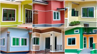 Latest 400 House Painting Colours Outside 2025 | Top Exterior Wall Paint Ideas & Color Combinations