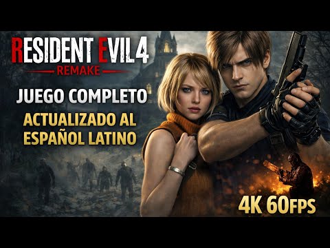 Resident Evil 4 Remake – | Español Latino (Doblaje Oficial ) Historia Completa PS5 |  4K 60FPS 