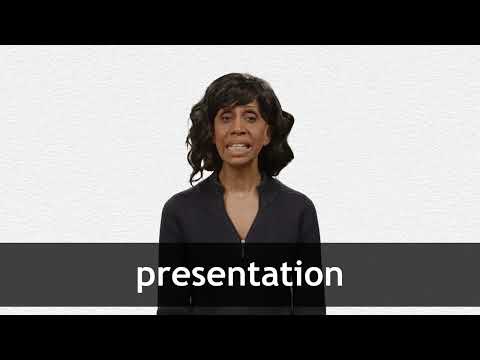 defination of presentation Youtube video