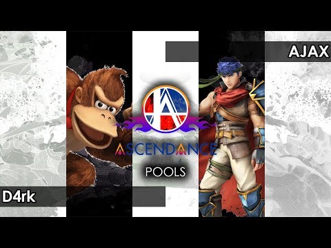 Smash 4: D4rk (Donkey Kong) V FP | AJAX (Ike) - Ascendance 43 Tournament SSB4