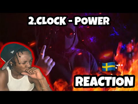 AMERICAN REACTS TO SWEDISH DRILL RAP! 2.Clock - Power (Officiell Music Video)