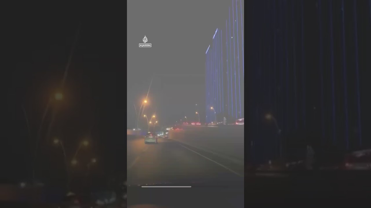 Video | Air defences intercept drones over Erbil, Iraq