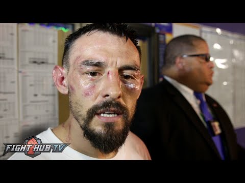 Robert Guerrero "Floyd Mayweather told me I won the fight" embraces Thurman after Garcia fight