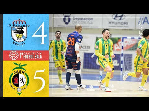 RESUMEN | O Parrulo Ferrol FS 4-5 Jaén Paraíso Interior FS | JORNADA 16