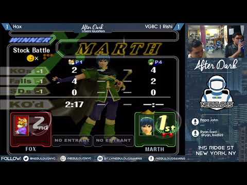 Nebs After Dark #93: Singles - Losers Quarters: Hax vs. VGBC | Rishi