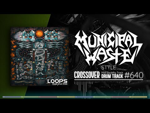 Crossover Thrash Drum Track / Municipal Waste Style / 210 bpm
