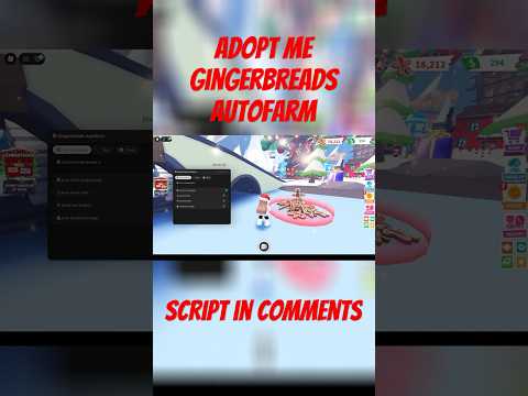 Roblox Adopt me Gingerbreads Autofarm Script #scriptadoptme #adoptme #adoptmescript #adoptmeroblox