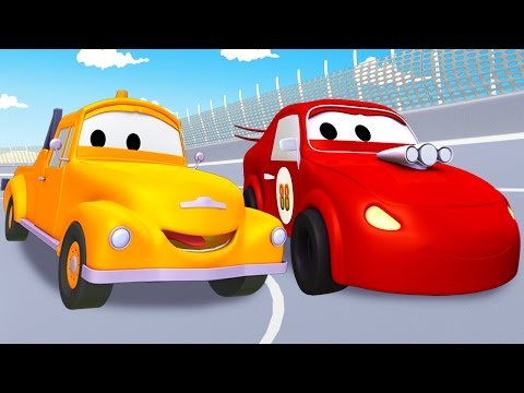 Tom camionul de tractari și acei prieteni în Orasul Masinilor | Desene cu masini pentru copii 🚚🏎️