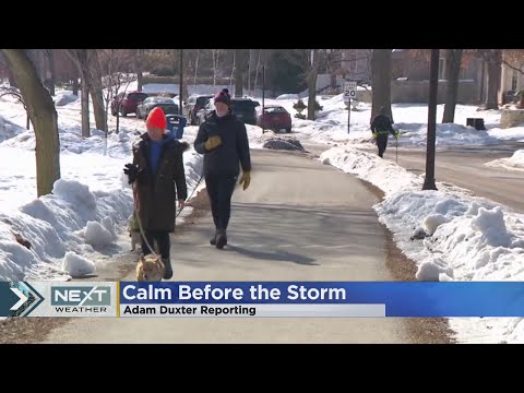 Winter storm expected after warm weekend