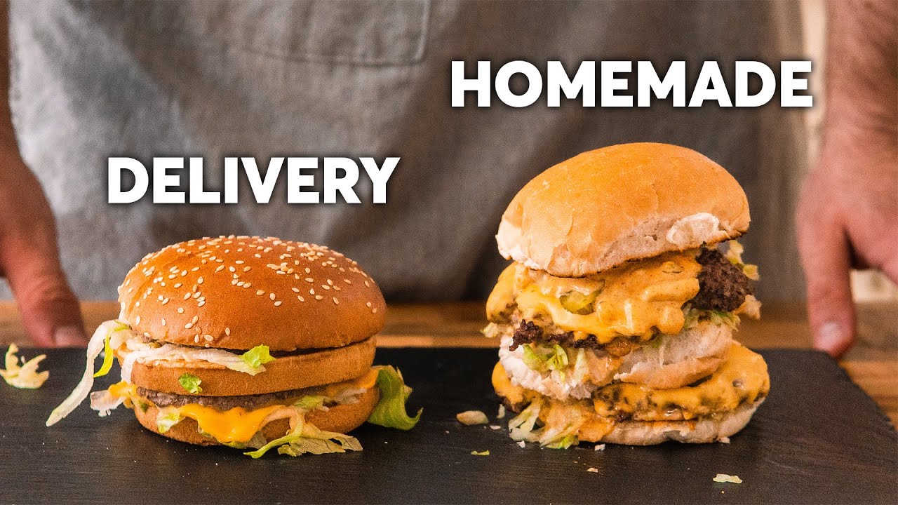 Delivery vs Homemade McDonald's Big Mac