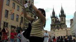 At the Golden Scissors Hotel, Prague, Czech Republic