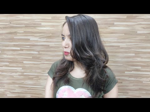 how to do (145°) long layers haircut with blowdry step by step