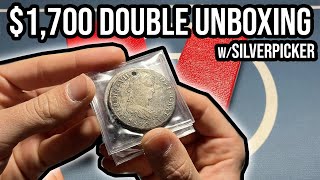 I Bought A $1,700 SILVER + RARE COIN Double Red Box Collection - Unboxing w:Silverpicker