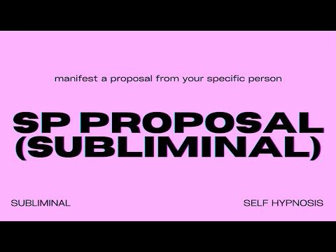 SP Proposal (Subliminal) - Get Engaged ASAP!