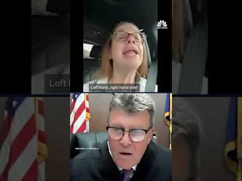 Michigan judge scolds woman for driving during court appearance
