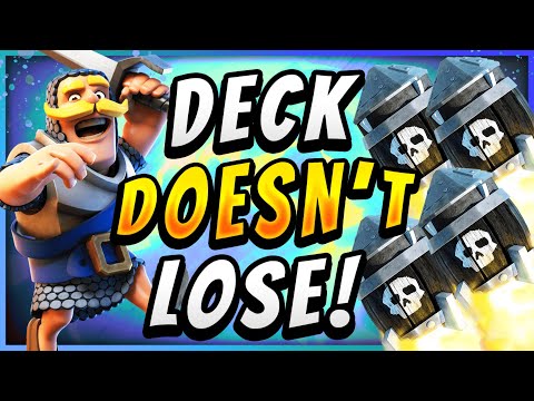 IMPOSSIBLE TO DEFEND THIS! NEW #1 CYCLE DECK in CLASH ROYALE!