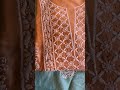 Four Unstitched Hand Embroidered Chikankari Suit Sets