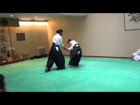 démonstration improvisée d'aïkido au Korindo Dojo - Kokyu Ho