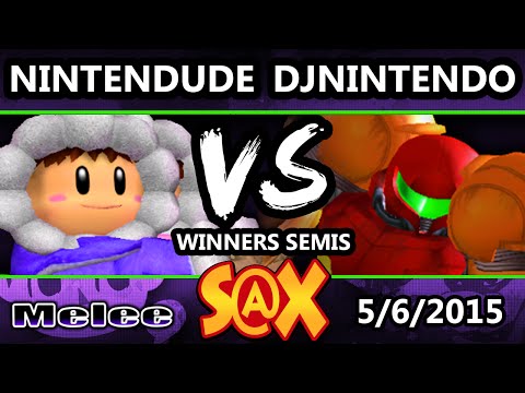 X - Nintendude (Ice Climbers) Vs. DJ Nintendo (Samus, Fox) SSBM Winners Semis - Smash Melee