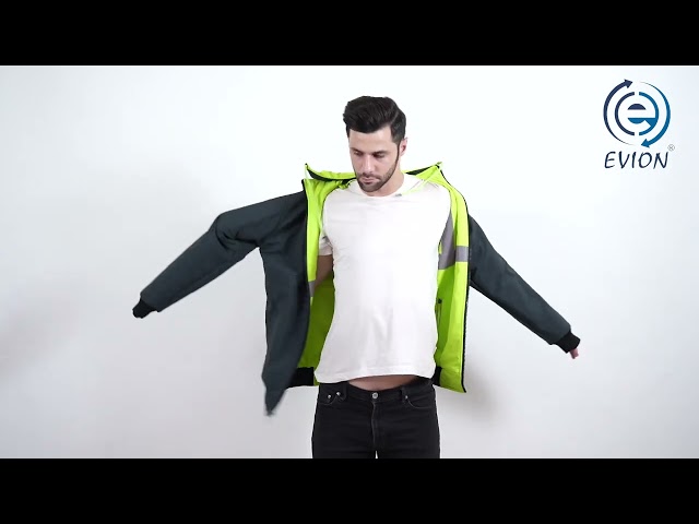 Evion Revesable Woolen Reflective Safety Jackets