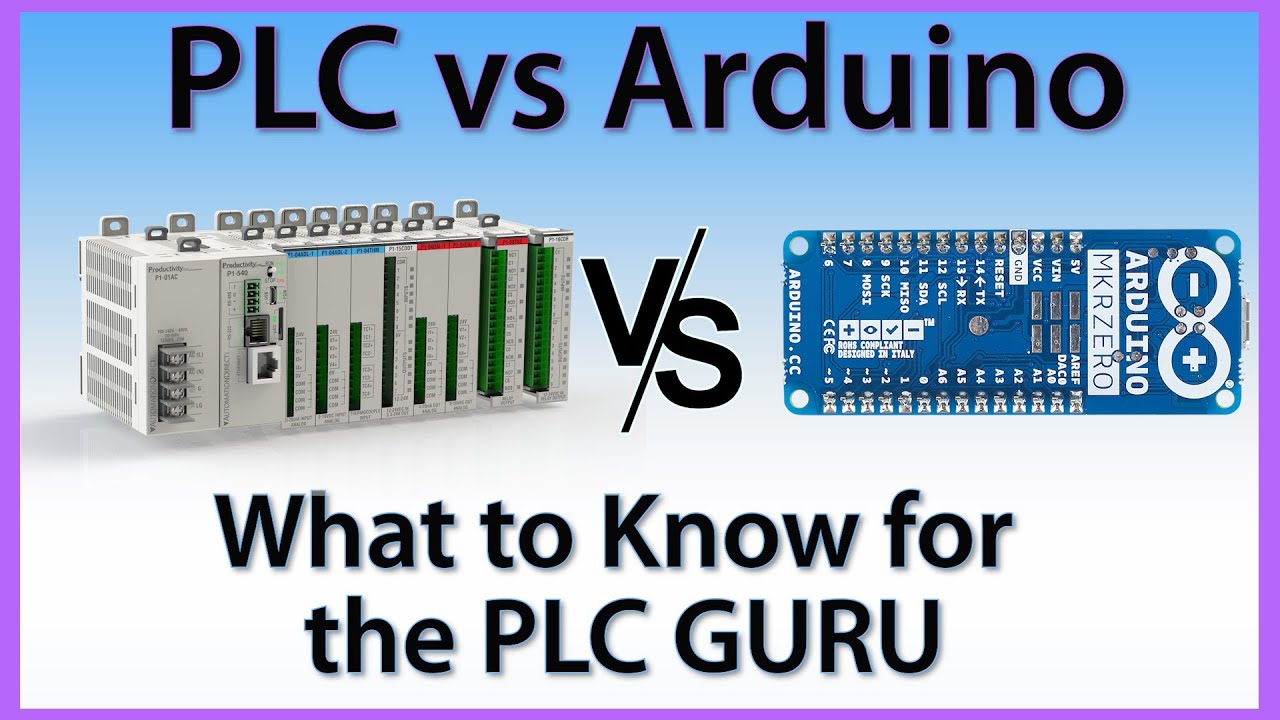 PLC vs Industrial Open-Source Controller (Arduino-Compatible) from AutomationDirect