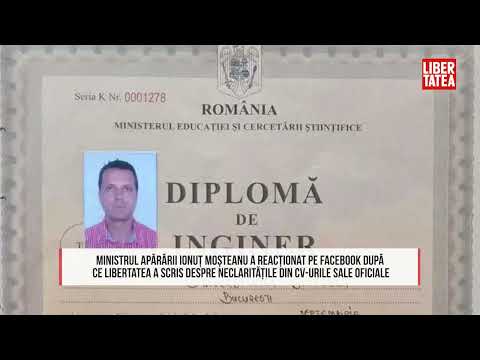 Ionuț Moșteanu se încurcă în explicațiile privind studiile. Libertatea a refăcut ...|Libertatea