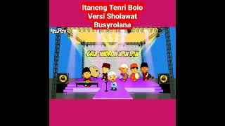 Download lagu Itaneng Tenri Bolo Versi Sholawat Busyrolana | Upin Ipin Sholawatan Hadroh #shorts mp3