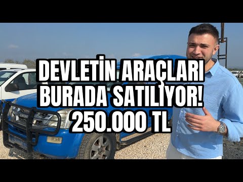 KAMU ARAÇLARI BURADA SATILIYOR