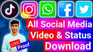 Without Watermark TikTok, WhatsApp, Facebook, Instagram, Twitter Etc Video & Status Video Download
