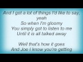Lou Rawls - One For My Baby One More For The Road Lyrics
