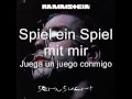 Rammstein - Spiel mit mir (Letras Alemán ...