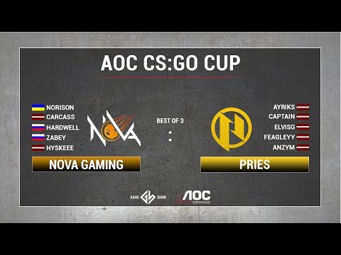 NOVA vs Pries/#2/AOC CS:GO CUP