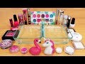 Pink Vs White Mixing Makeup Eyeshadow Into Slime Special Series 127 Satisfying Slime Video
