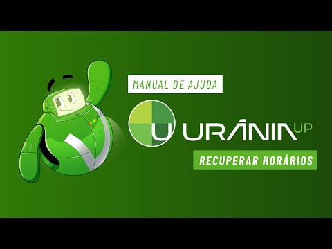 [URÂNIA UP] 14 | Como guardo e recupero uma cópia do Horário?