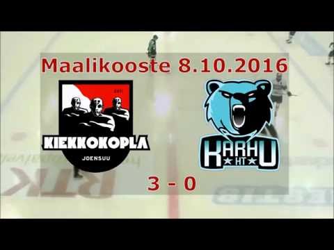 KiekkoKopla  - KHT 3-0 maalikooste 8.10.2016