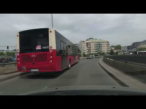 Driving from Belgrade to Novi Sad 05 Jan 2024 - Soulful House Music Road Trip