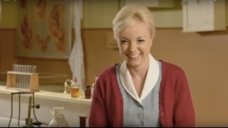 Giggling on set video