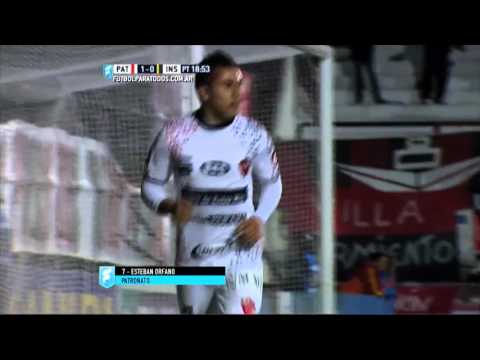 Gol de Orfano. Patronato 1 - Instituto 0. Fecha 36. Primera B Nacional 2015. FPT.