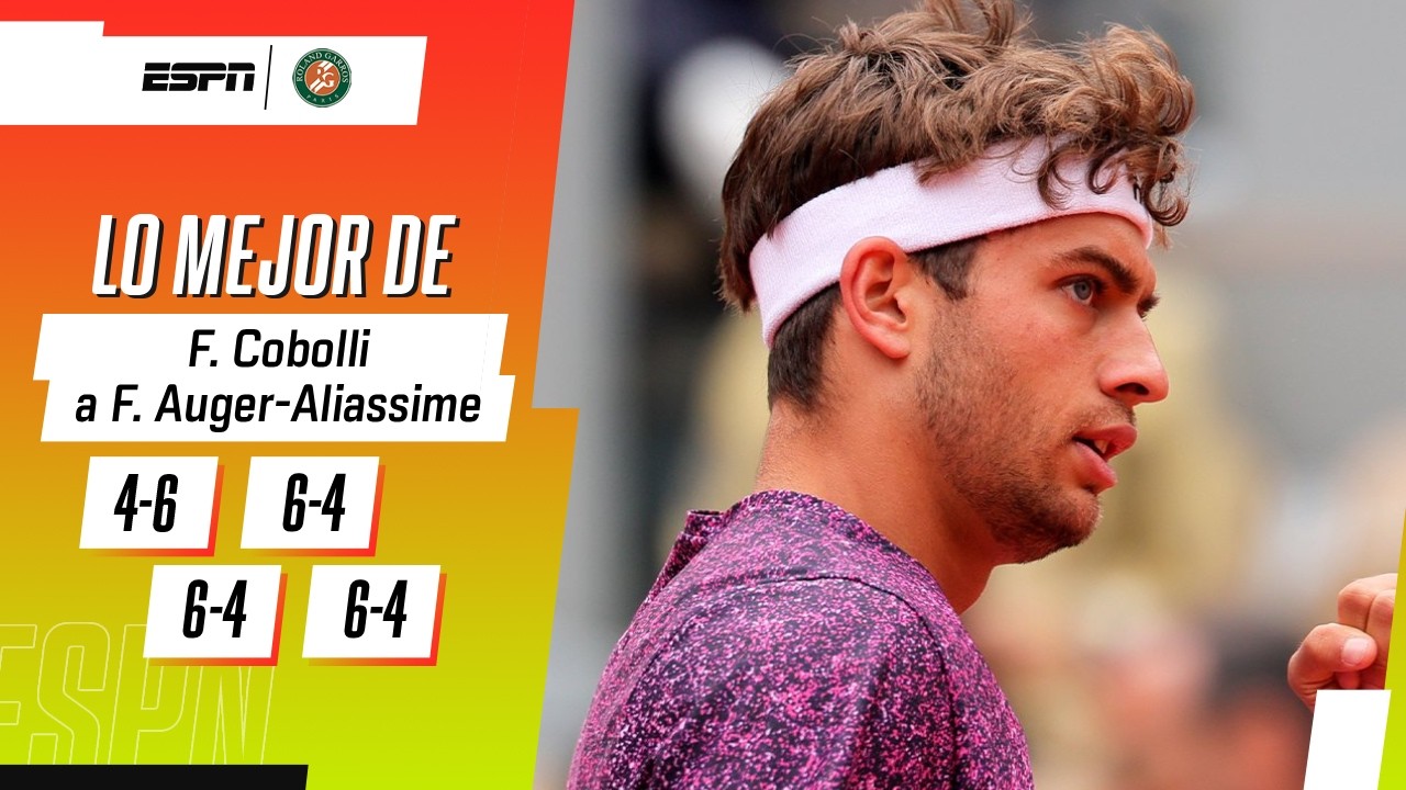 EL ITALIANO COBOLLI HIZO HISTORIA Y SE METIÓ EN SEMIS DE ROLAND GARROS | RESUMEN