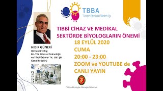 TIBBİ CİHAZ VE MEDİKAL SEKTÖRDE BİYOLOGLARIN ÖNEMİ ders  videosu