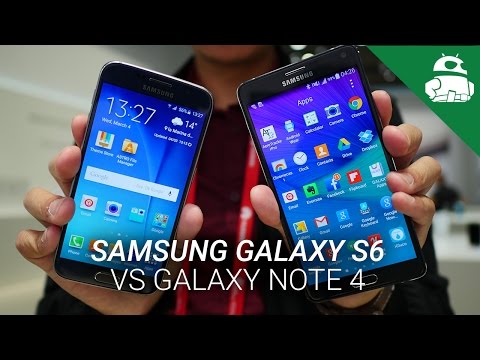 Samsung Galaxy S6 vs Galaxy Note 4 - Quick Look